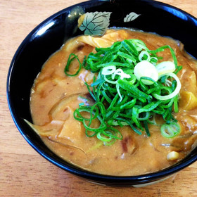 カレーで作る*冬のほっこりカレーうどん